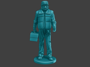 Actual Male Truck Driver AMTD 004 Modelo de impresión 3D