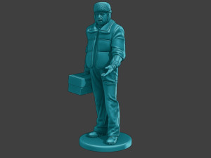 Actual Male Truck Driver AMTD 004 Modelo de impresión 3D