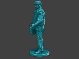 Actual Male Truck Driver AMTD 004 Modelo de impresión 3D