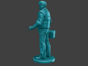 Actual Male Truck Driver AMTD 004 Modelo de impresión 3D
