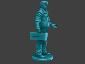 Actual Male Truck Driver AMTD 004 Modelo de impresión 3D