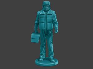 Actual Male Truck Driver AMTD 004 Modelo de impresión 3D