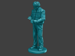 Actual Male Truck Driver AMTD 006 Modelo de Impressão 3D