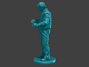 Actual Male Truck Driver AMTD 006 Modelo de Impressão 3D