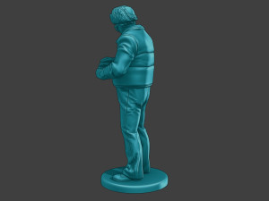 Actual Male Truck Driver AMTD 006 Modelo de Impressão 3D