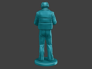 Actual Male Truck Driver AMTD 006 Modelo de Impressão 3D