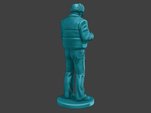 Actual Male Truck Driver AMTD 006 Modelo de Impressão 3D