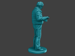 Actual Male Truck Driver AMTD 006 Modelo de Impressão 3D