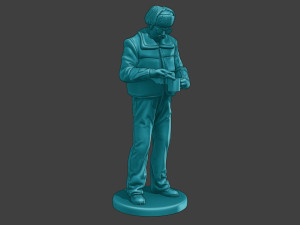 Actual Male Truck Driver AMTD 006 Modelo de Impressão 3D