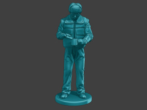 Actual Male Truck Driver AMTD 006 Modelo de Impressão 3D