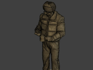 Actual Male Truck Driver AMTD 006 Modelo de Impressão 3D
