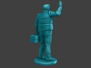 Actual Male Truck Driver AMTD 007 Modèles 3D en vedette
