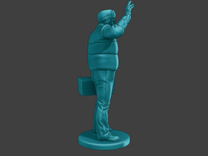 Actual Male Truck Driver AMTD 007 Modèles 3D en vedette