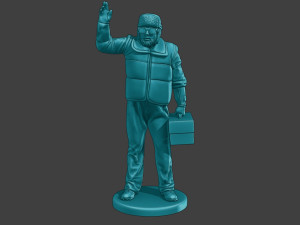 Actual Male Truck Driver AMTD 007 Modèles 3D en vedette