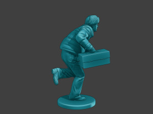 Actual Male Truck Driver AMTD 008 3D Принт Модель