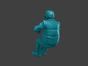 Actual Male Truck Driver AMTD 009 3D Print Model