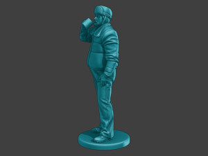 Actual Male Truck Driver AMTD 010 3D Print Model