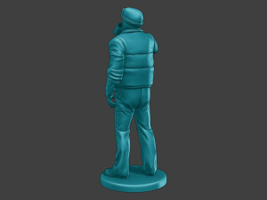 Actual Male Truck Driver AMTD 010 3D Print Model