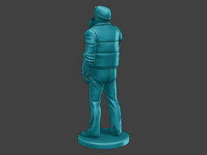 Actual Male Truck Driver AMTD 010 3D Print Model