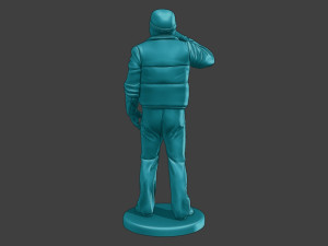 Actual Male Truck Driver AMTD 010 3D Print Model