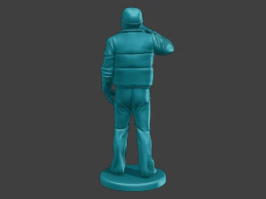 Actual Male Truck Driver AMTD 010 3D Print Model
