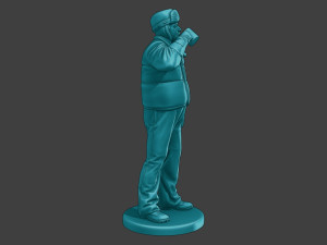 Actual Male Truck Driver AMTD 010 3D Print Model
