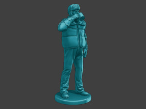 Actual Male Truck Driver AMTD 010 3D Print Model