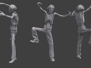 Casual Zombie CZ3 0001 Modelo de impresión 3D