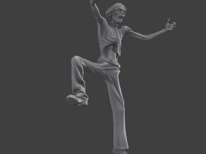 Casual Zombie CZ3 0001 3D Print Model