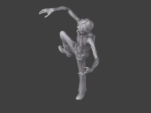 Casual Zombie CZ3 0001 3D Print Model