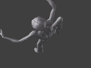 Casual Zombie CZ3 0001 3D Print Model