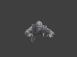 Casual Zombie CZ3 0002 3D Print Model