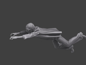Casual Zombie CZ3 0002 Modello di stampa 3D
