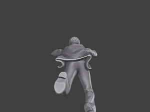 Casual Zombie CZ3 0002 3D Print Model