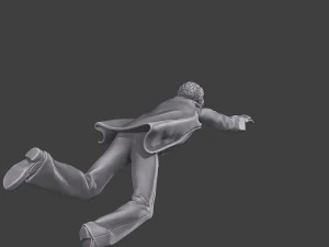 Casual Zombie CZ3 0002 3D Print Model