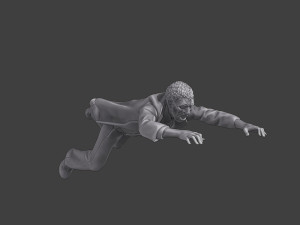 Casual Zombie CZ3 0002 Modello di stampa 3D