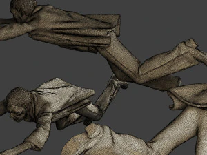 Casual Zombie CZ3 0002 3D Print Model