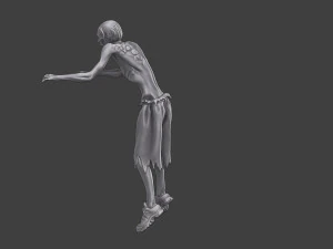 Casual Zombie CZ3 0003 3D Print Model