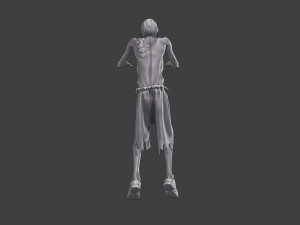 Casual Zombie CZ3 0003 3D Print Model