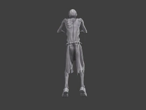 Casual Zombie CZ3 0003 3D Print Model
