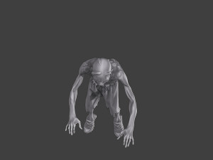 Casual Zombie CZ3 0003 3D Print Model
