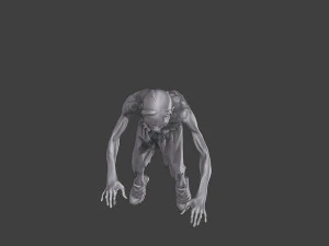 Casual Zombie CZ3 0003 3D Print Model