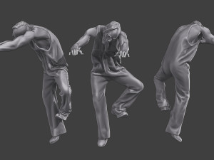 Casual Zombie CZ3 0004 Modelo de impresión 3D