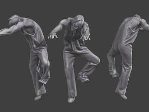 캐주얼 좀비 CZ3 0004 3D 프린트 모델