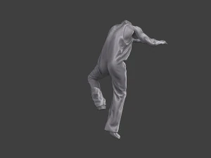 Casual Zombie CZ3 0004 3D Print Model