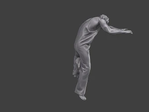 Casual Zombie CZ3 0004 3D Print Model