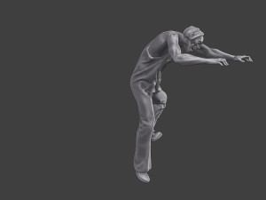 Casual Zombie CZ3 0004 3D-Druckmodell