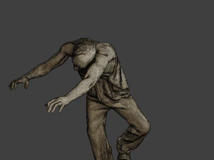Casual Zombie CZ3 0004 3D Print Model