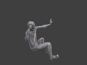 Casual Zombie CZ3 0006 3D 打印模型