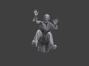 Casual Zombie CZ3 0005 3D Print Model